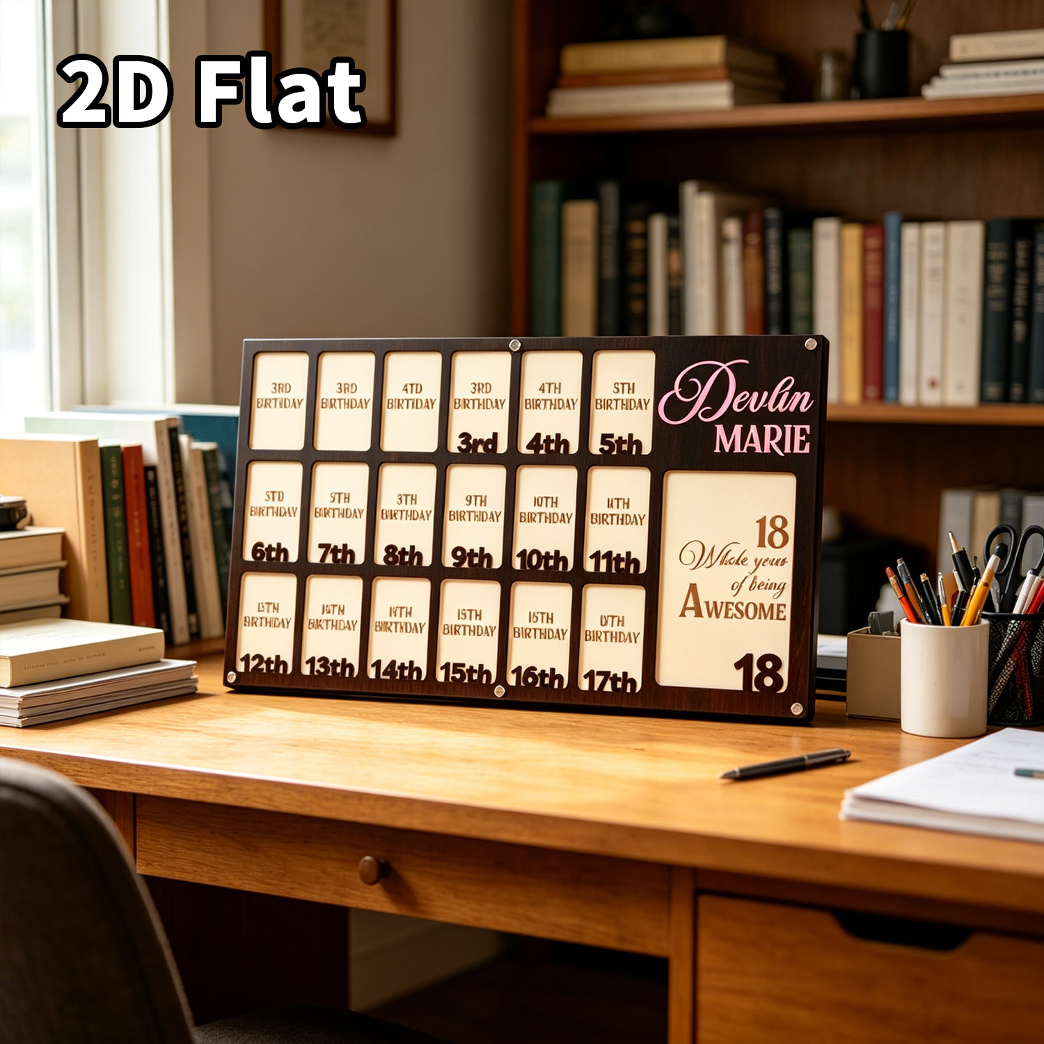 Baby Nursery Home - 1Pc Custom Grade Photo Frame Wooden