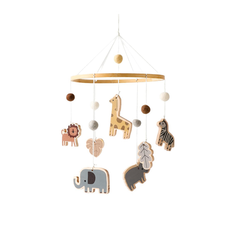 Baby Nursery Jungle - X18A-Baby Mobile For Crib - Jungle