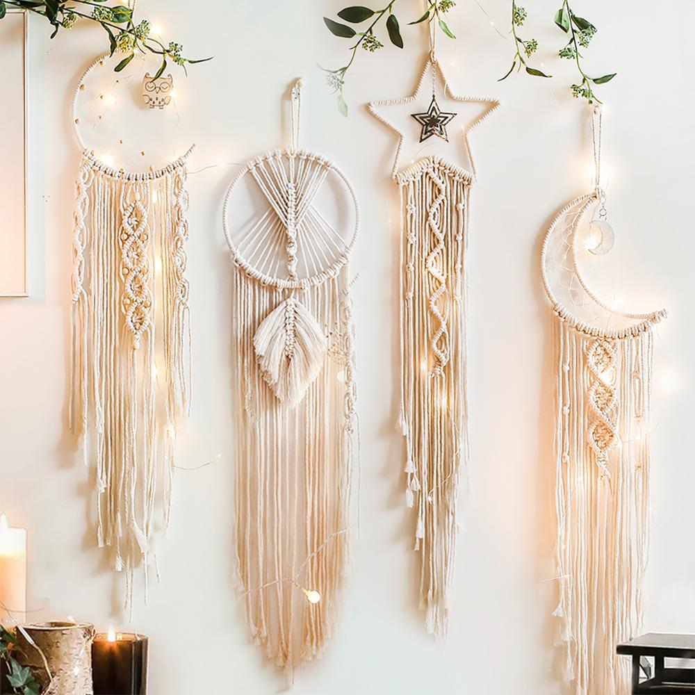 Baby Nursery Artwork - Macrame Dream Catcher Boho Home Decor