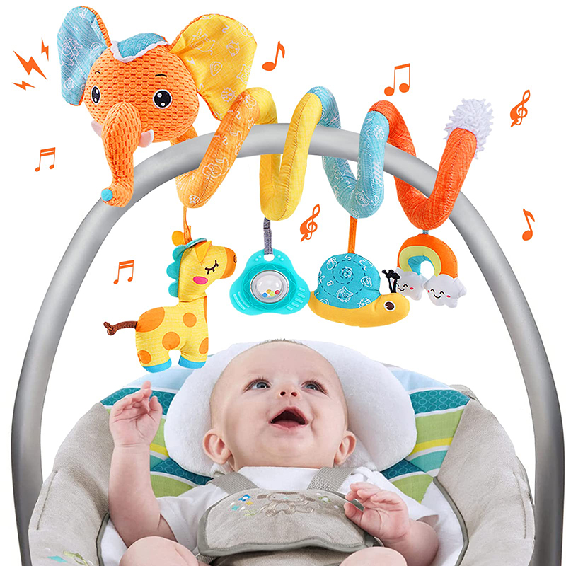 Baby Nursery Mobile - Car Seat Toys Infant Color Elephant