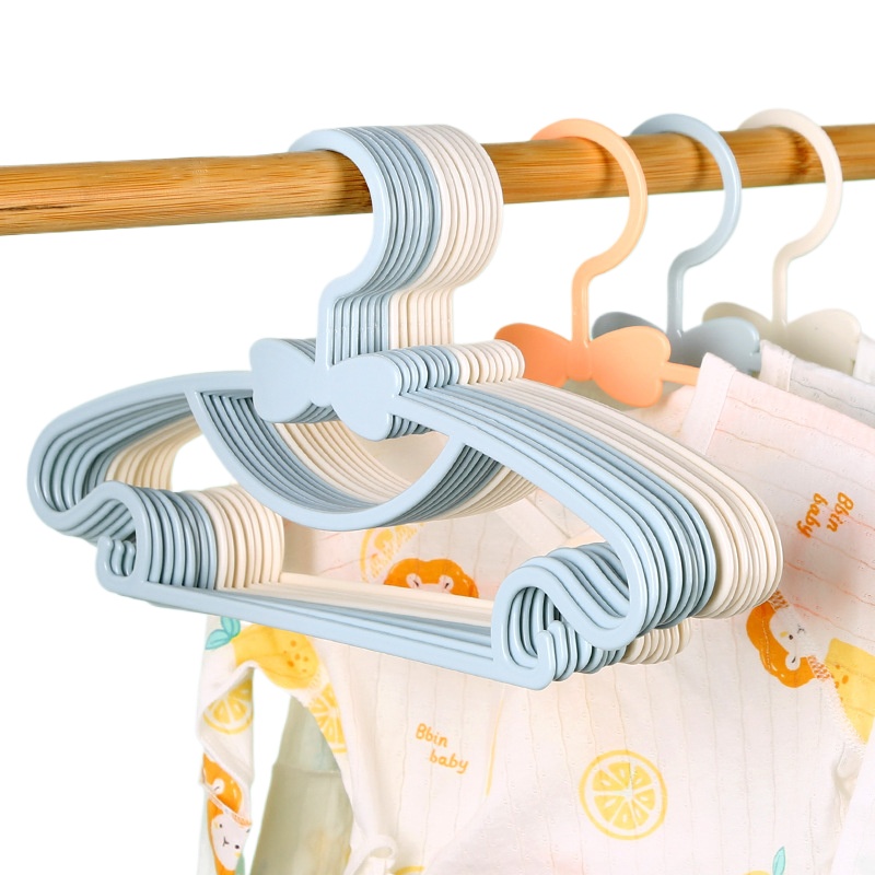 Baby Nursery Home - 5-50Pcs Baby Hangers Plastic Kids Clothes