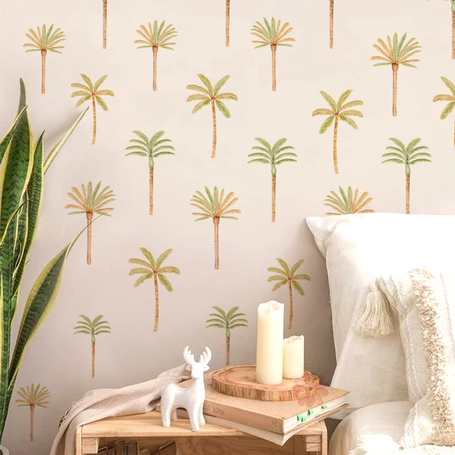 Boho Coconut Palm Tree Wall St - Baby Nursery Set Furniture ulasan dan harga