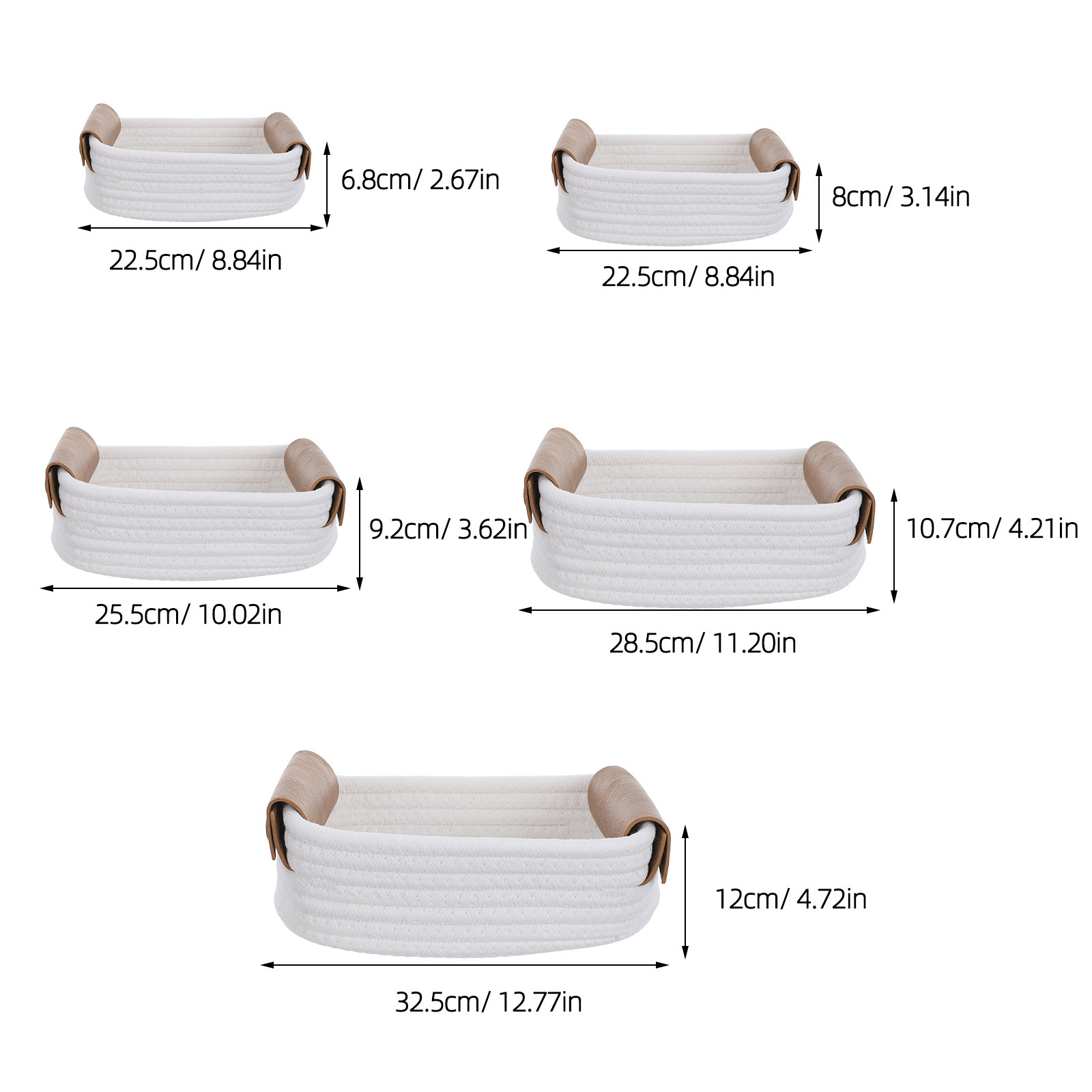 5Pcs Nursery Storage Basket Se - Baby Nursery Shelves ulasan dan harga