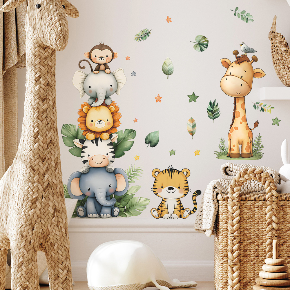 Boho Forest Animals Wall Stick - Baby Nursery Set Furniture ulasan dan harga