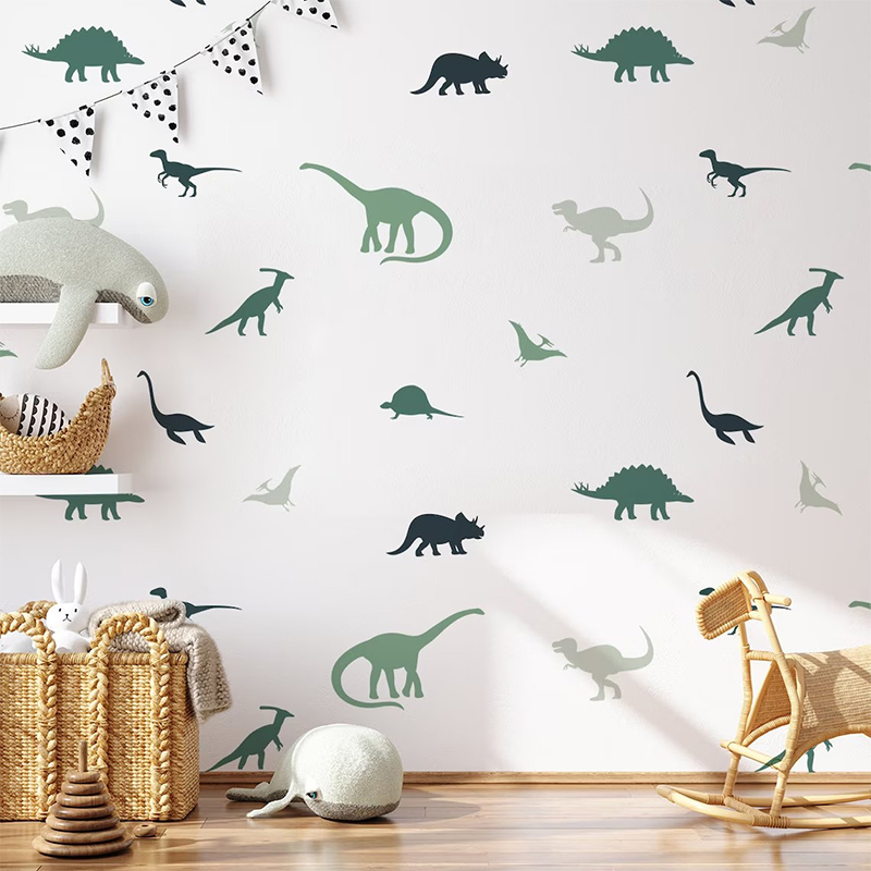 Boho Cartoon Animals Dinosaurs - Baby Nursery Set Furniture ulasan dan harga
