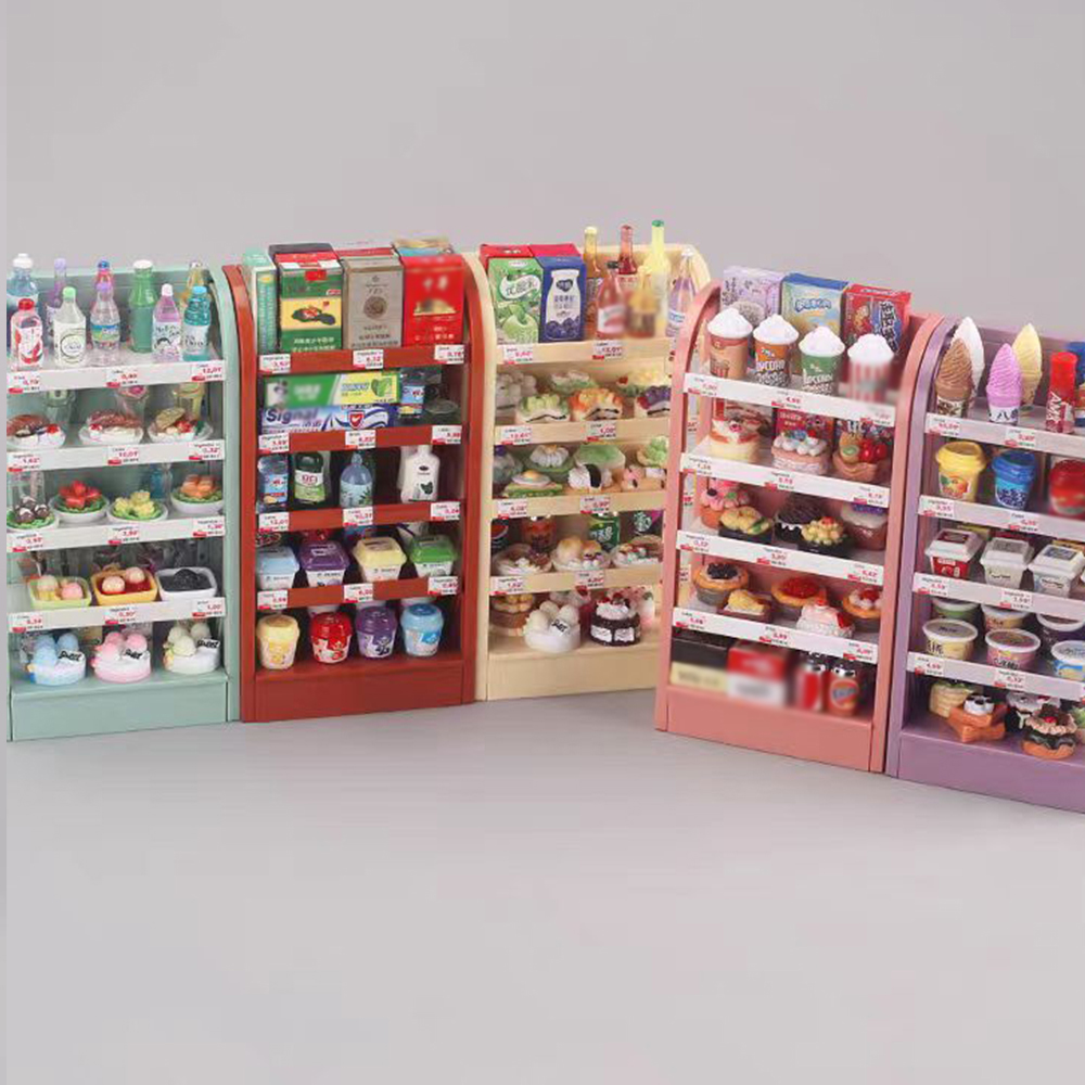 1:12 Miniature Store Display S - Baby Nursery Shelves ulasan dan harga