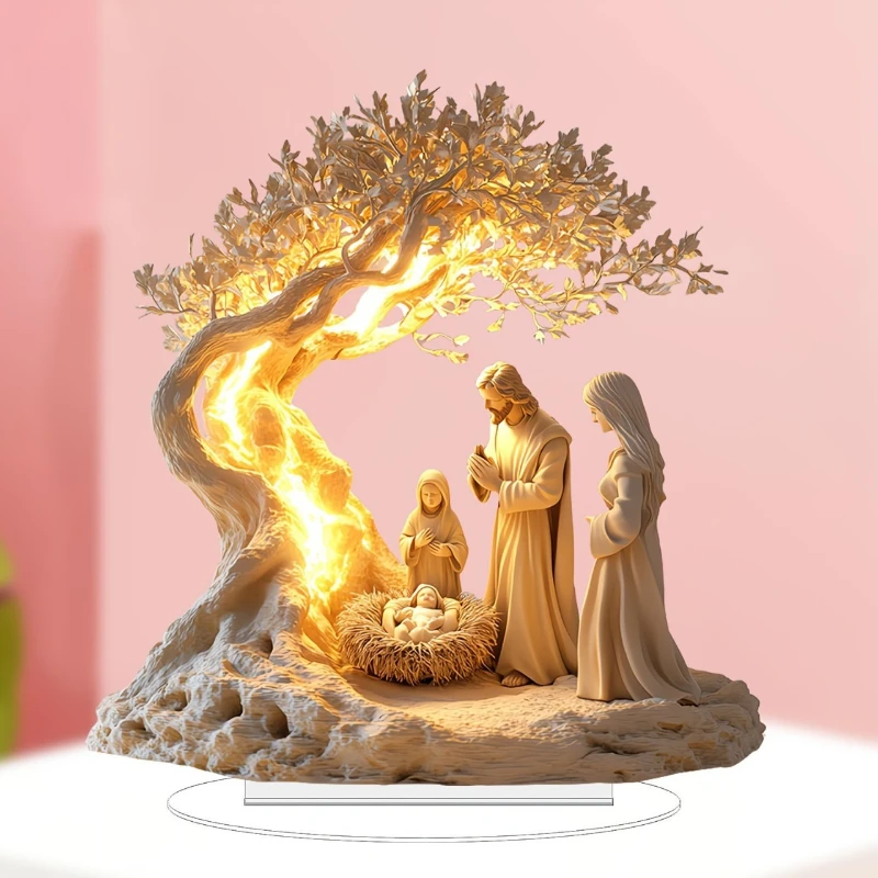 Acrylic Tree of Life Desk Deco - Baby Nursery Tree ulasan dan harga