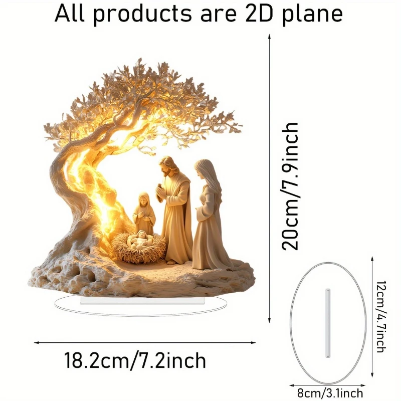 Acrylic Tree of Life Desk Deco - Baby Nursery Tree ulasan dan harga