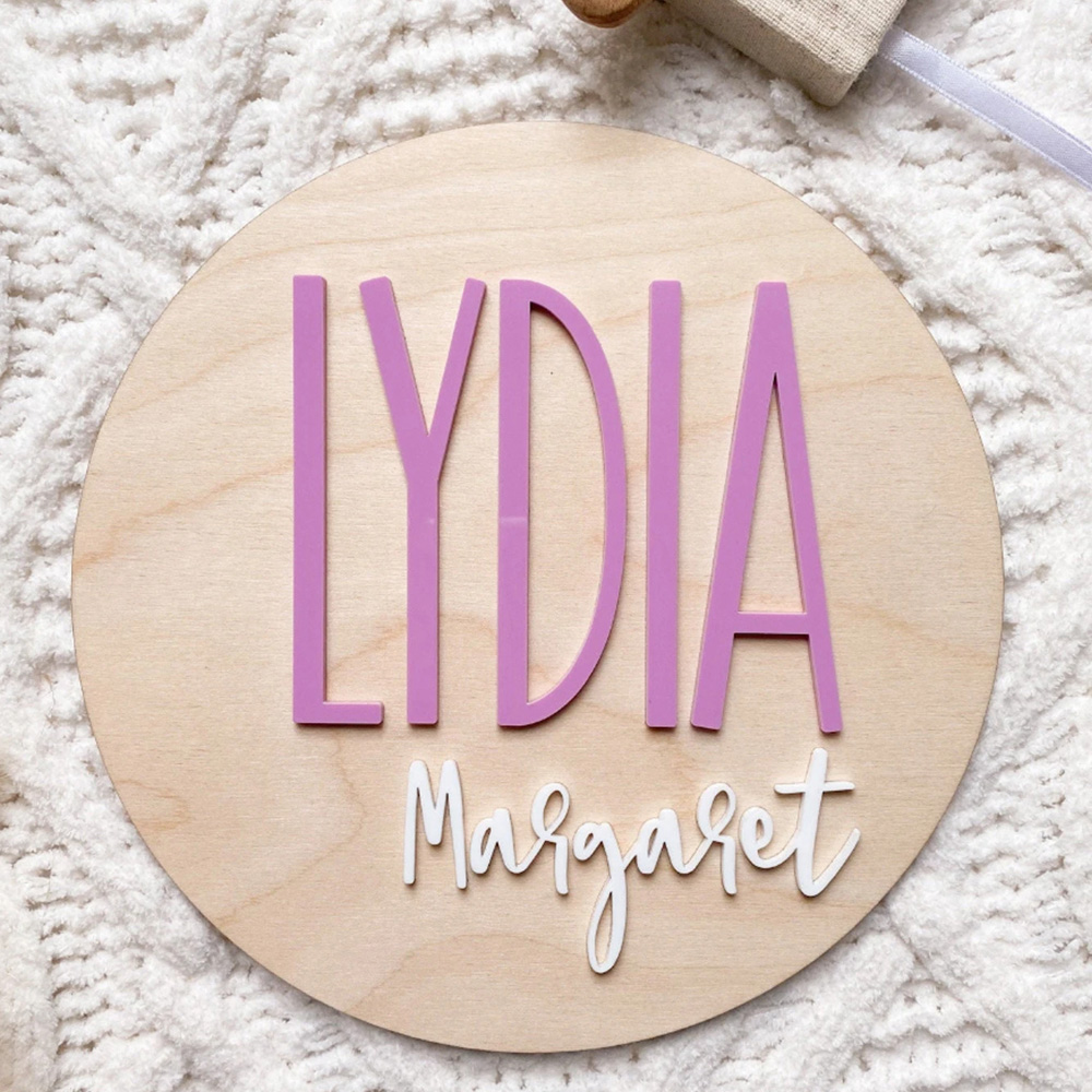 Personalised Birth Announcemen - Baby Nursery Decorations ulasan dan harga
