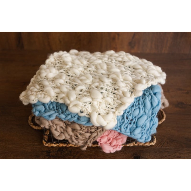 Chunky Knit Merino Baby Blanke - Baby Nursery Artwork ulasan dan harga