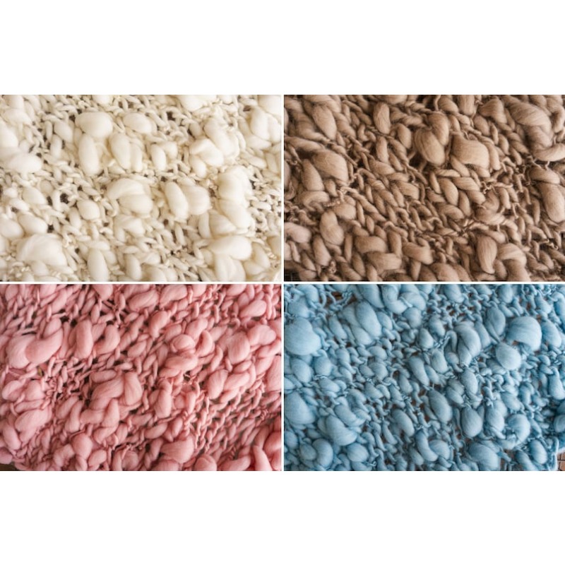 Chunky Knit Merino Baby Blanke - Baby Nursery Artwork ulasan dan harga