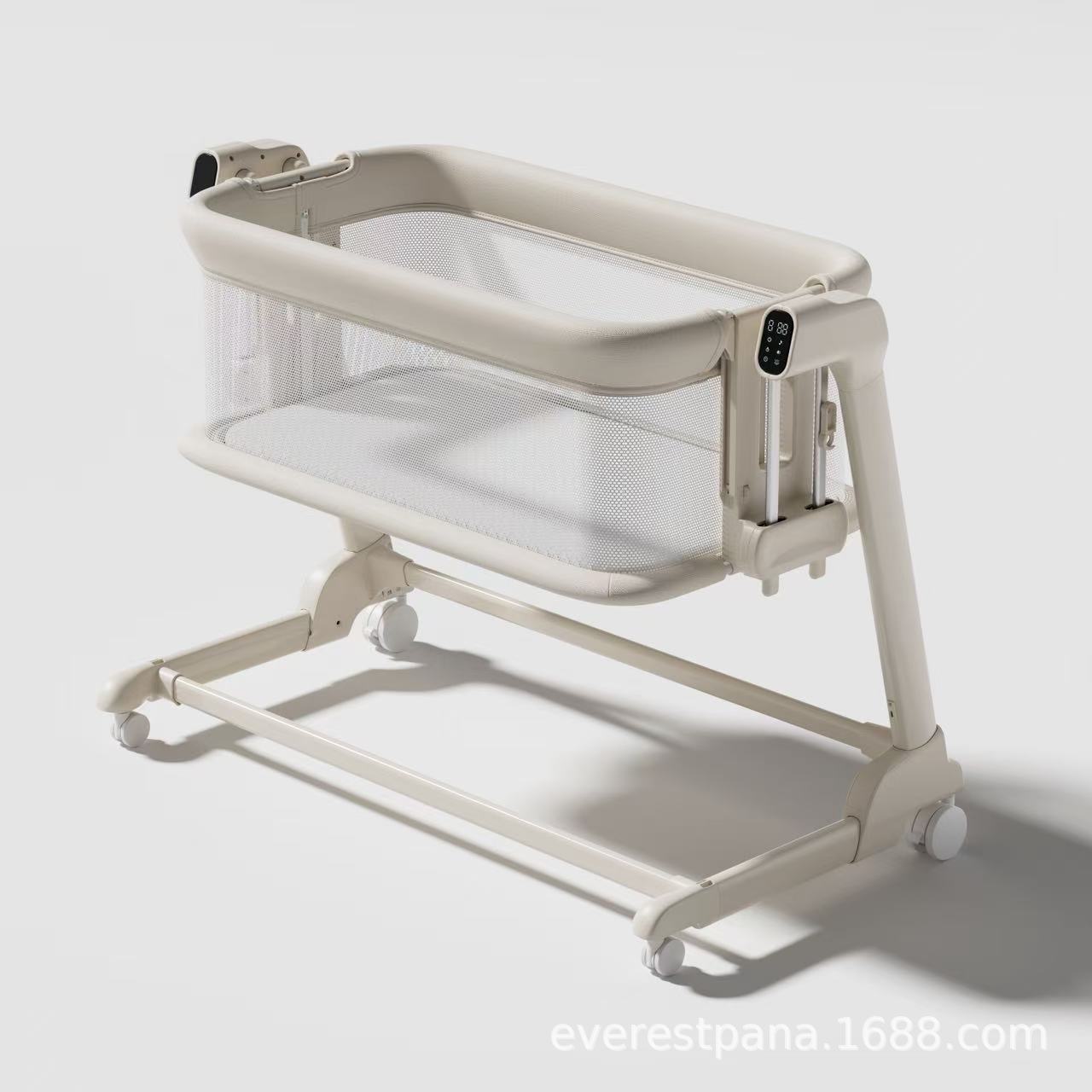 Electric Baby Crib Movable Mul - Baby Nursery With Queen Bed ulasan dan harga