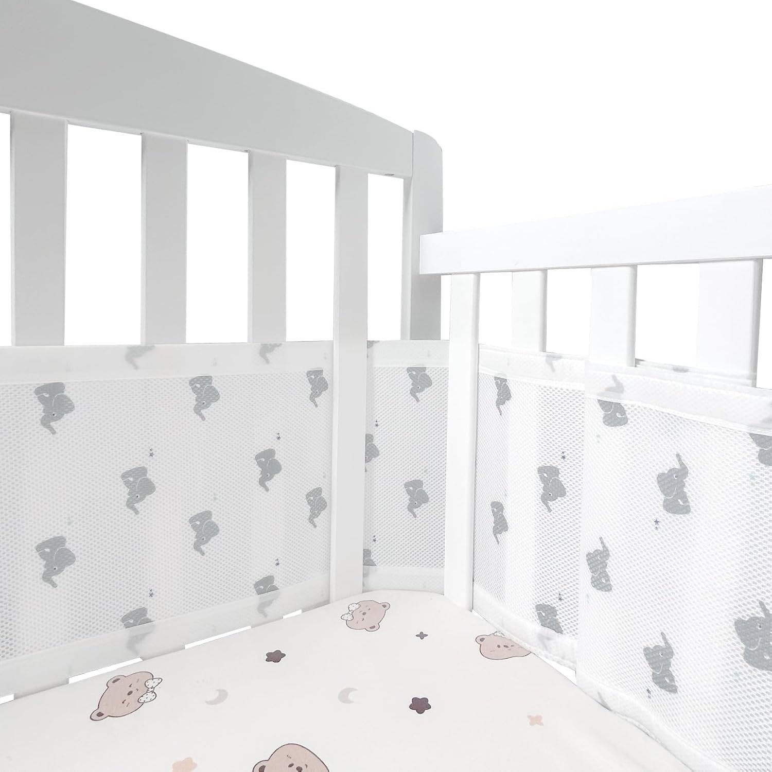 2Pcs Set Breathable Mesh Crib  - Baby Nursery Sale ulasan dan harga