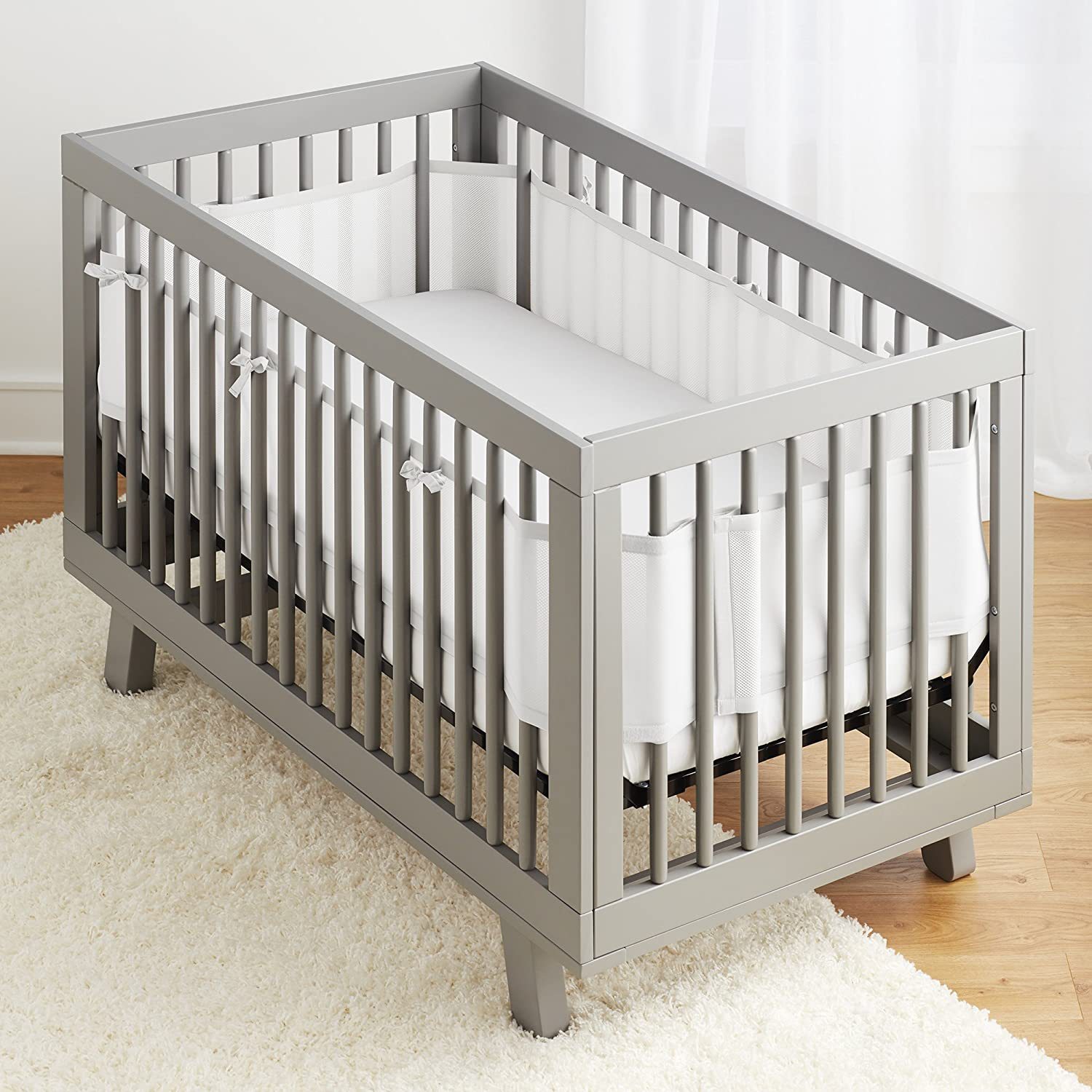 2Pcs Set Breathable Mesh Crib  - Baby Nursery Sale ulasan dan harga