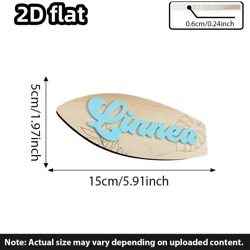 Surfboard Baby Name Signboard  - Baby Nursery Decorations ulasan dan harga