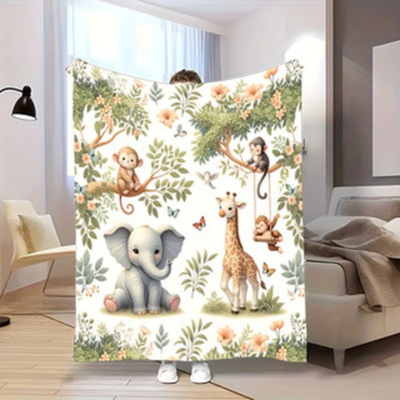 VIKAMA Watercolor Jungle Anima - Baby Nursery Jungle ulasan dan harga