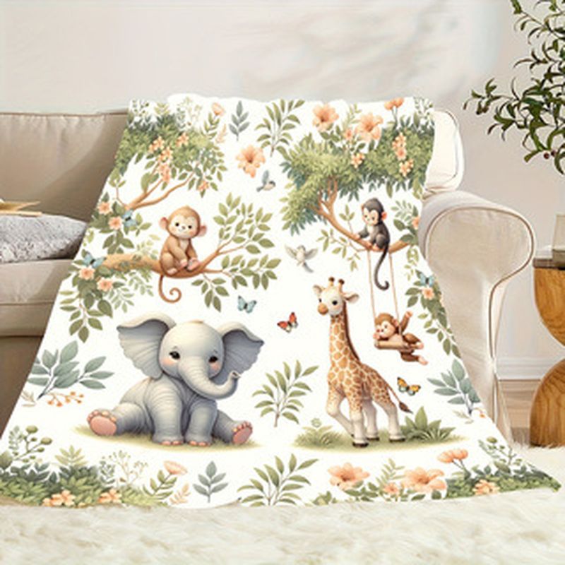 VIKAMA Watercolor Jungle Anima - Baby Nursery Jungle ulasan dan harga
