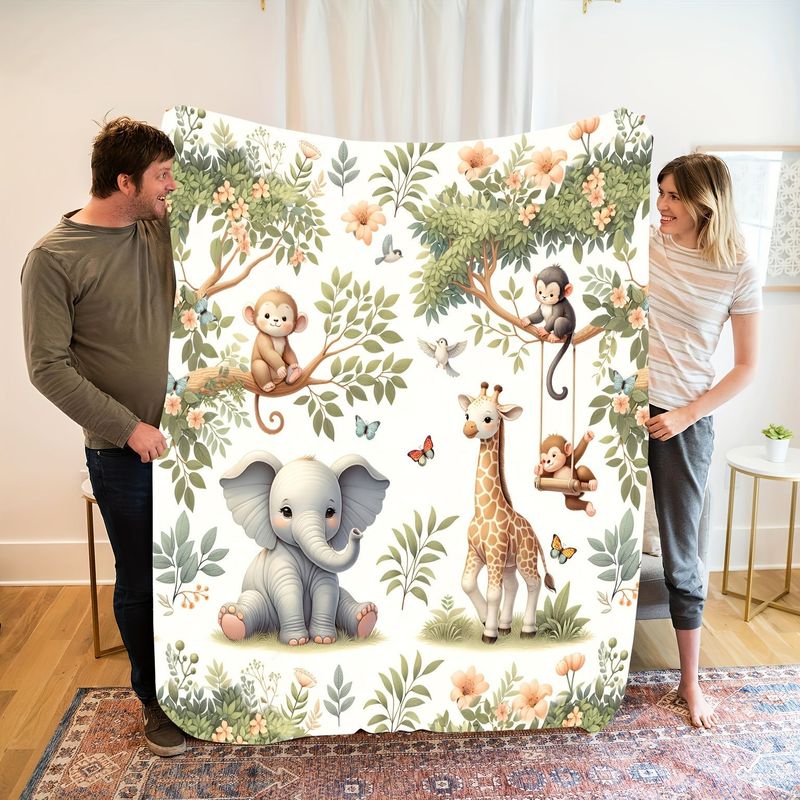 VIKAMA Watercolor Jungle Anima - Baby Nursery Jungle ulasan dan harga