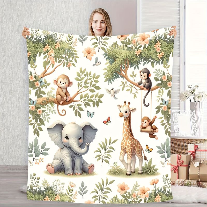 VIKAMA Watercolor Jungle Anima - Baby Nursery Jungle ulasan dan harga