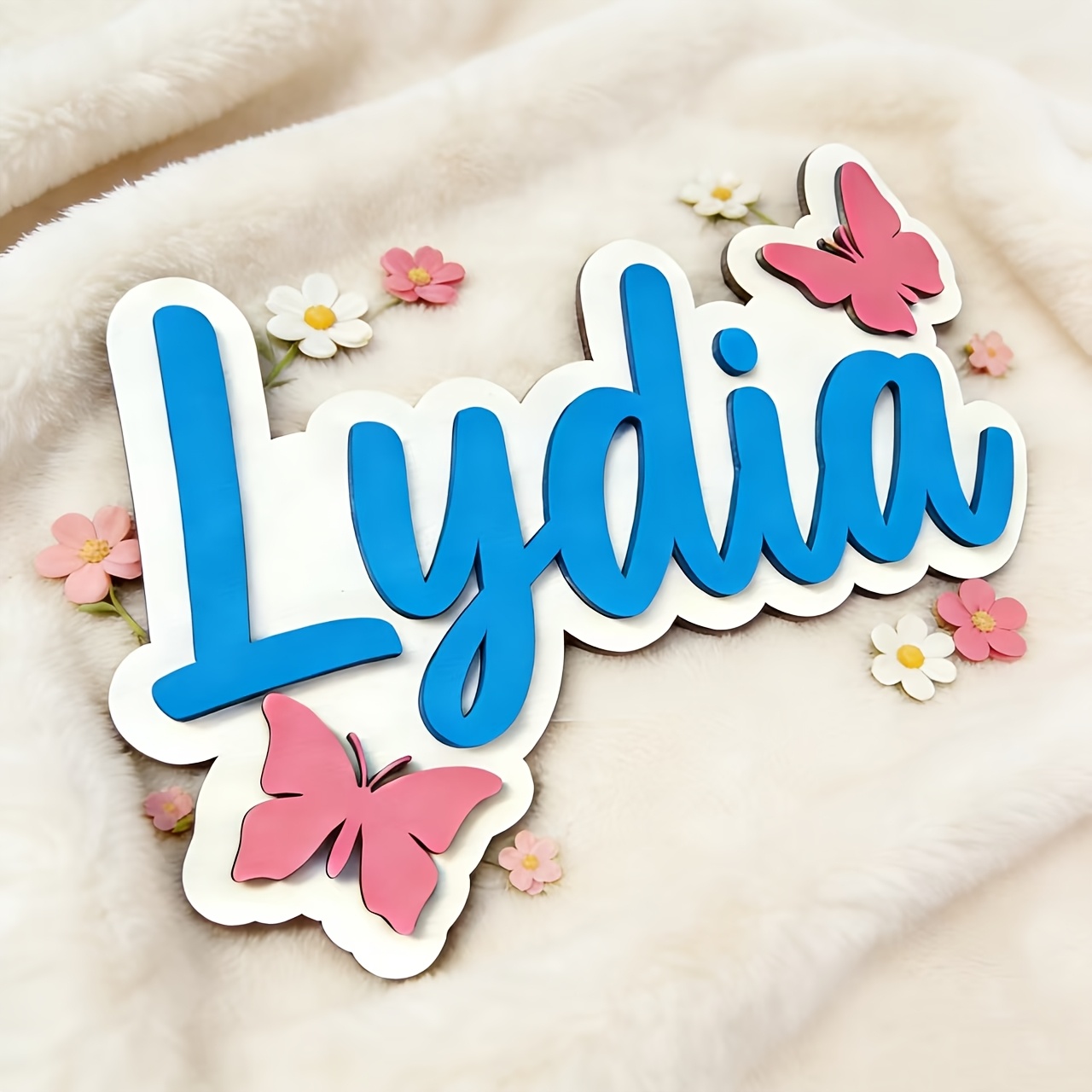 Personalized Blue & Pink Butte - Baby Nursery Decorations ulasan dan harga
