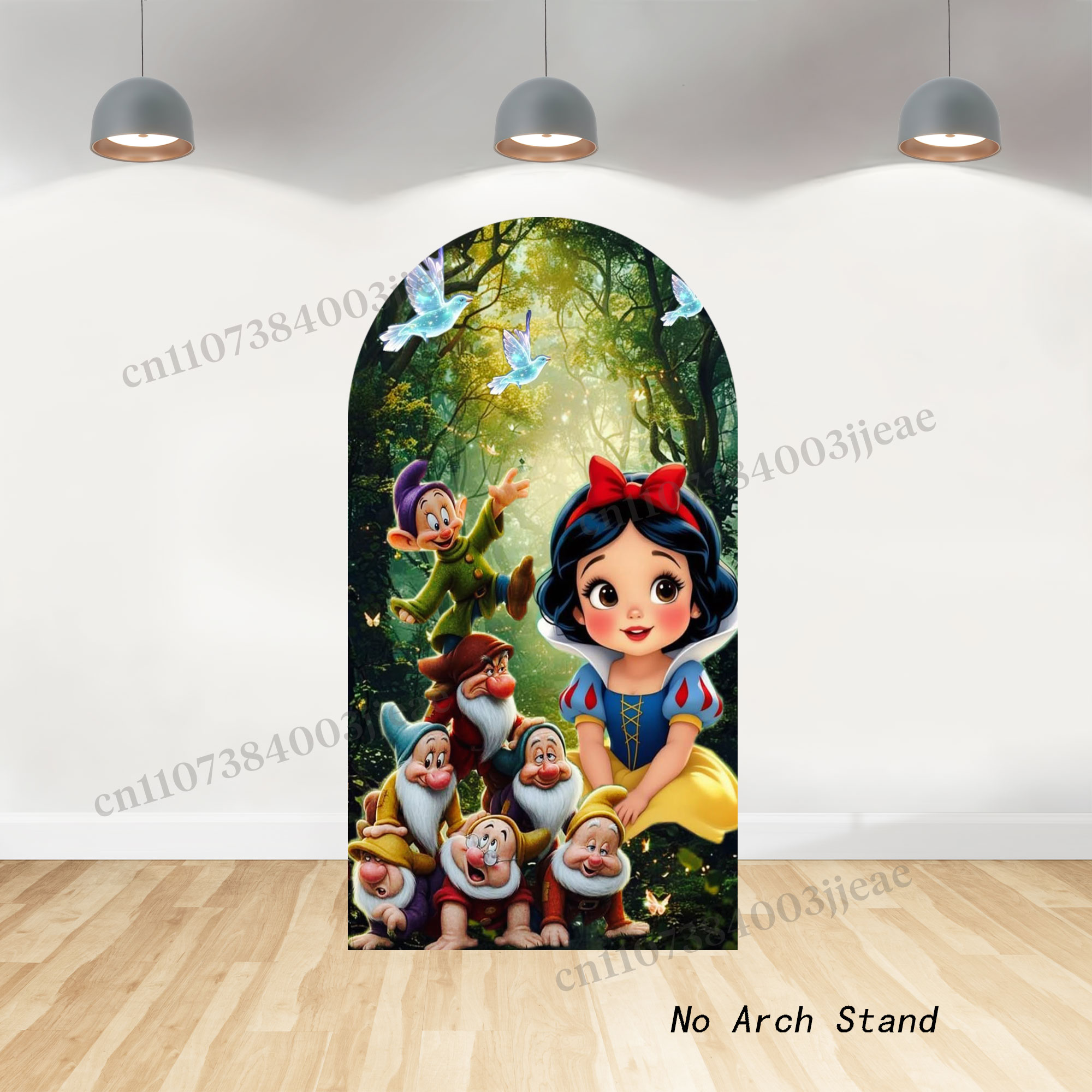 Snow White Baby Backdrop Arch  - Baby Nursery Ideas Girl ulasan dan harga