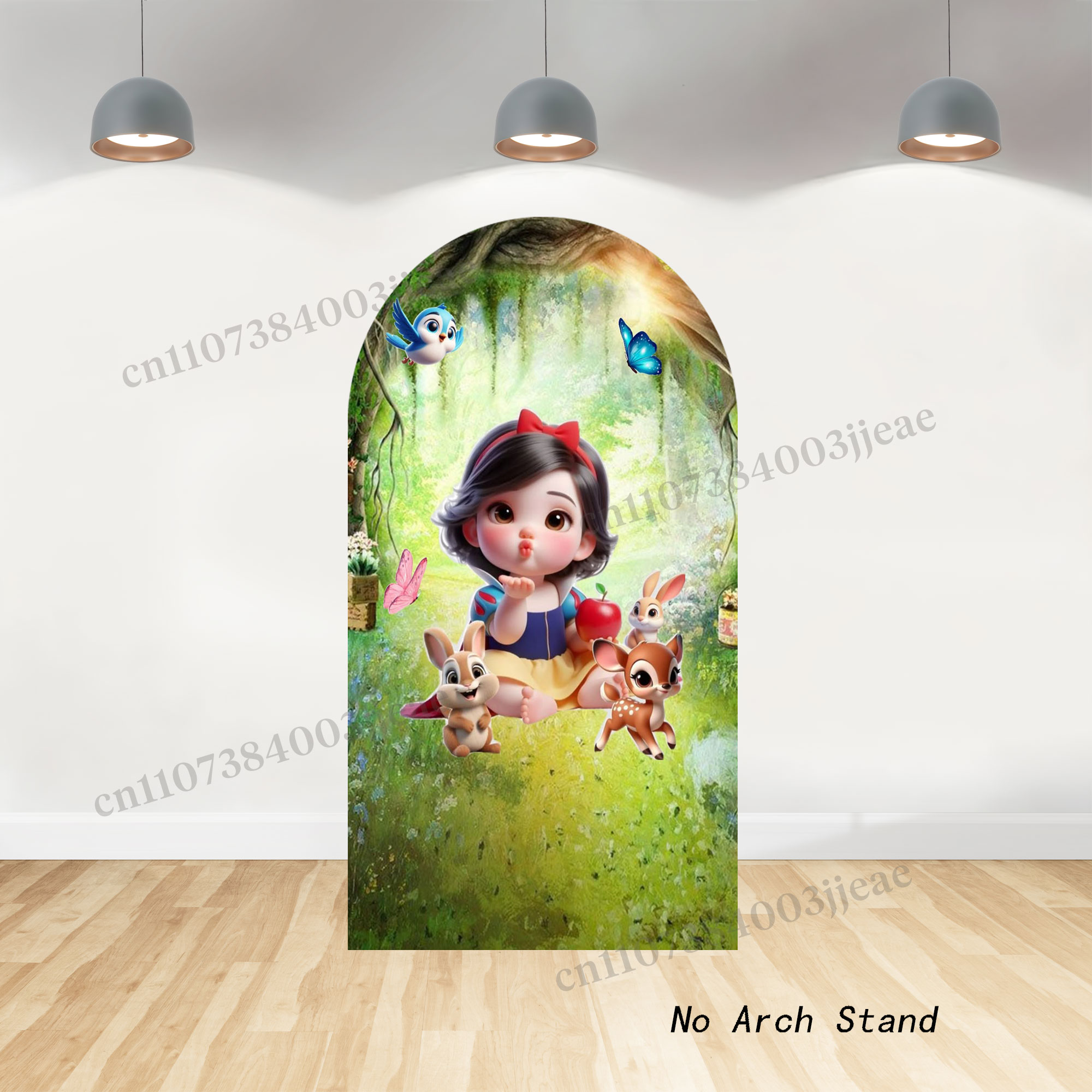 Snow White Baby Backdrop Arch  - Baby Nursery Ideas Girl ulasan dan harga