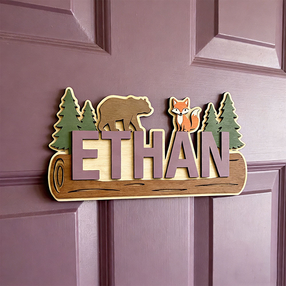 Woodland Forest Animal Persona - Baby Nursery Decorations ulasan dan harga