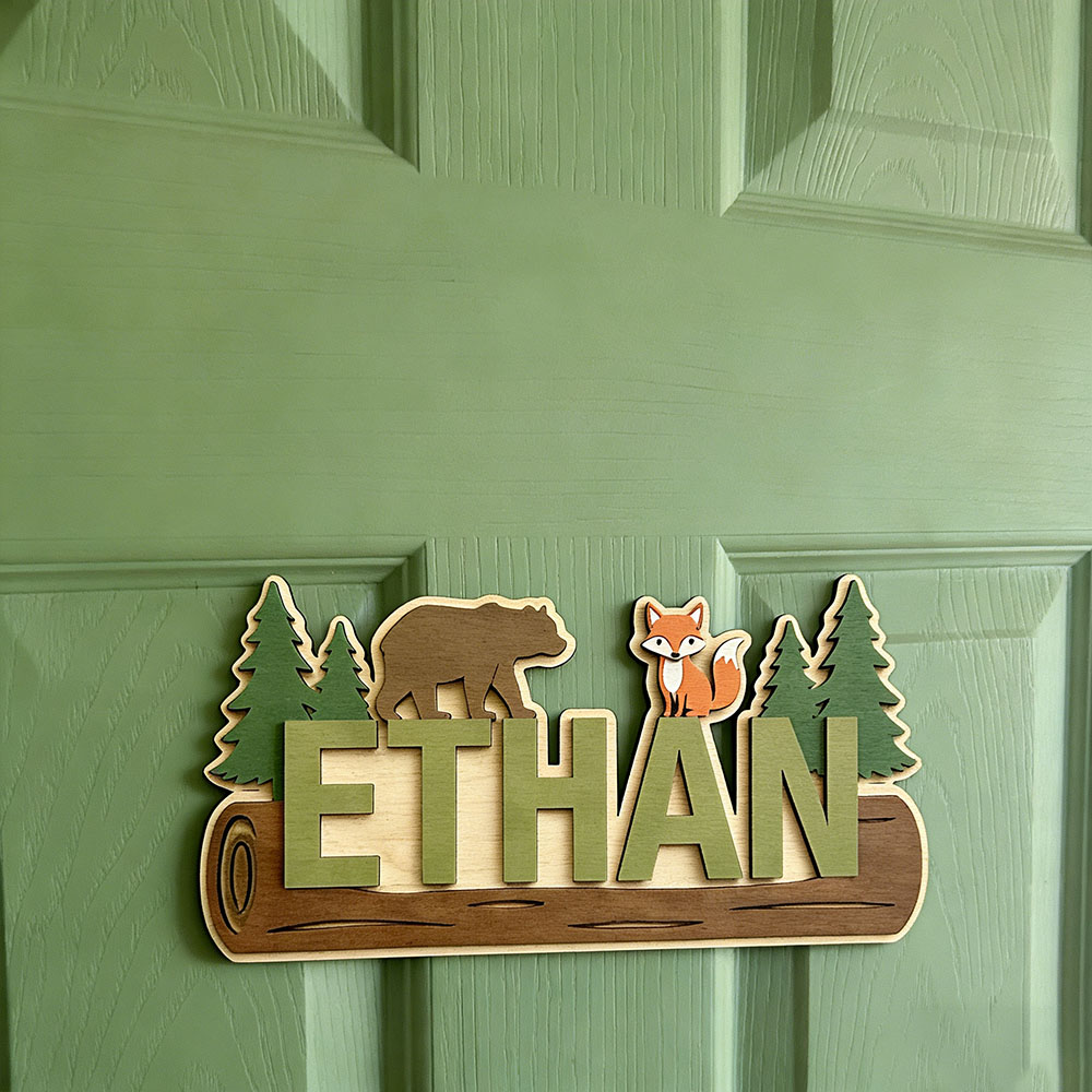 Woodland Forest Animal Persona - Baby Nursery Decorations ulasan dan harga