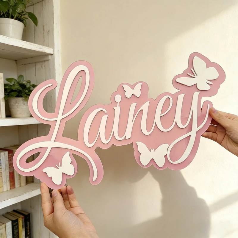 Personalized Baby Name Plaque, - Baby Nursery Decorations ulasan dan harga