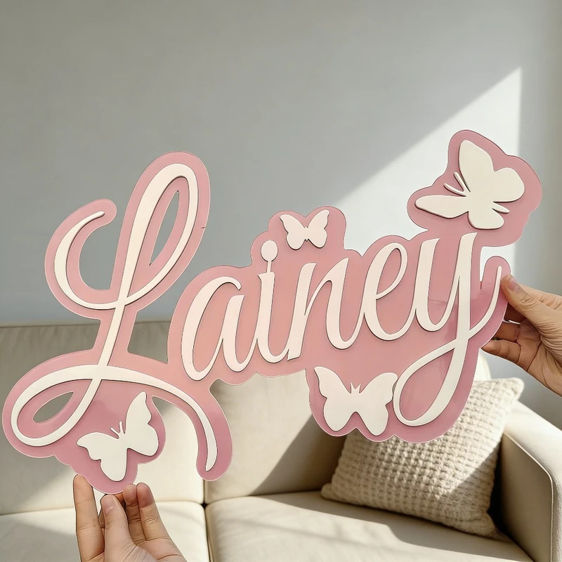 Personalized Baby Name Plaque, - Baby Nursery Decorations ulasan dan harga