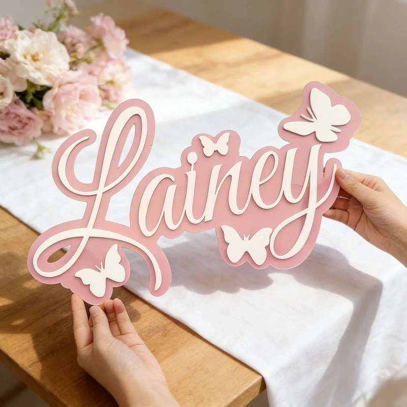 Personalized Baby Name Plaque, - Baby Nursery Decorations ulasan dan harga