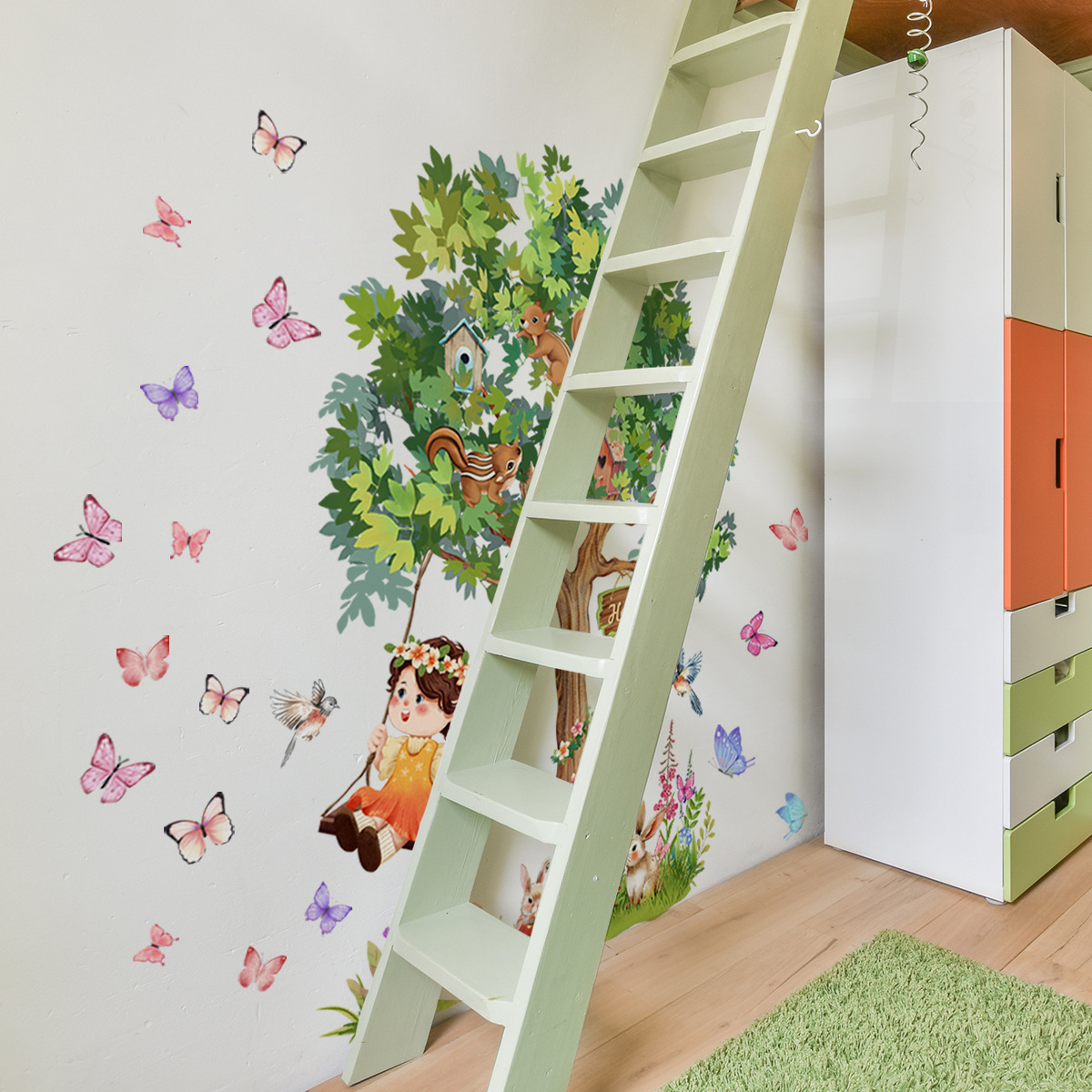 Baby Girl Swinging Swinging Un - Baby Nursery Tree ulasan dan harga