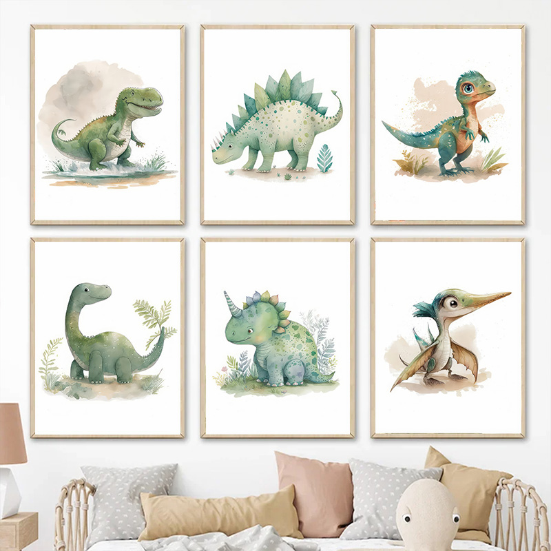 Cartoon Dinosaur Jungle Kawaii - Baby Nursery Jungle ulasan dan harga