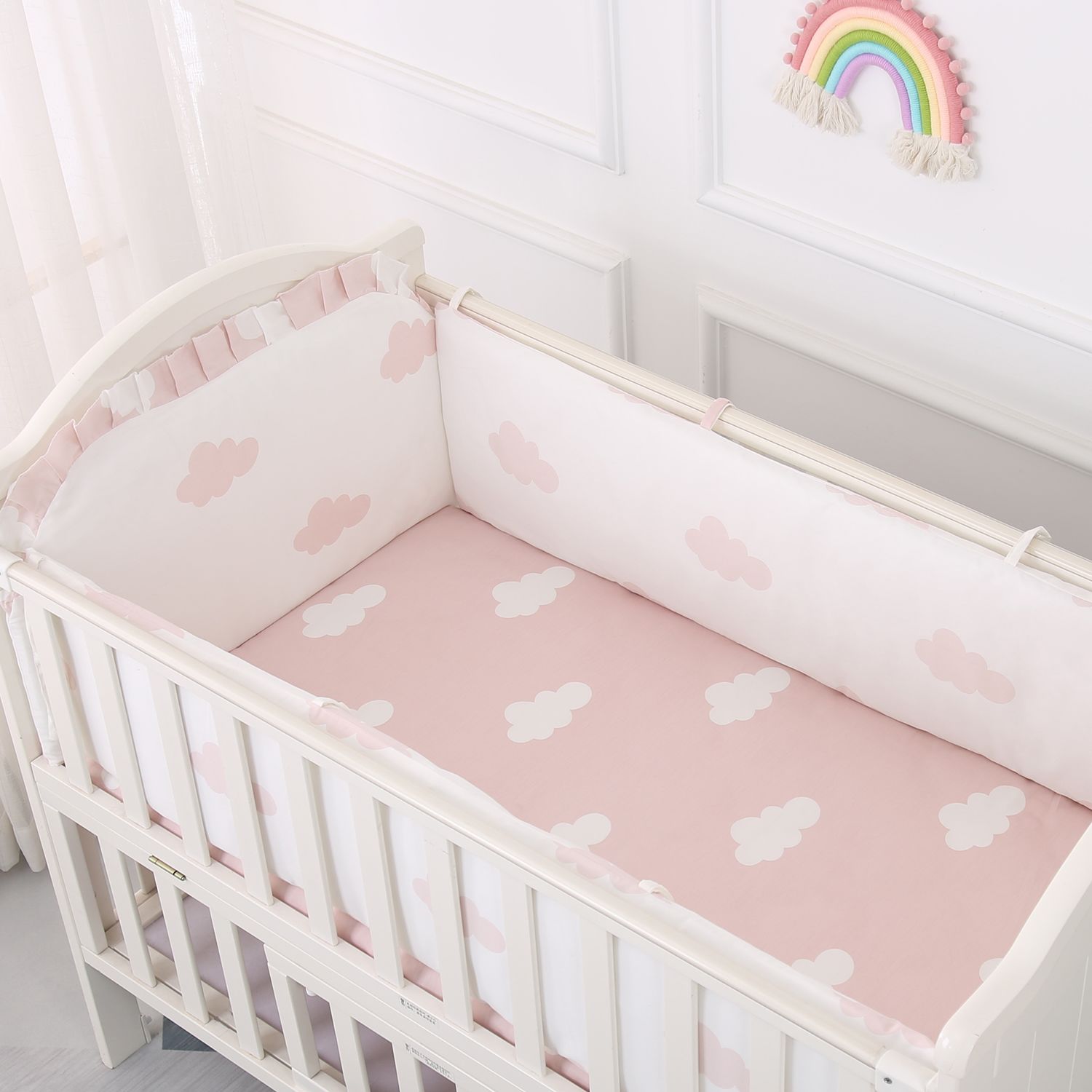 Cartoon Crib Liner 3D Mesh Cot - Baby Nursery Sale ulasan dan harga