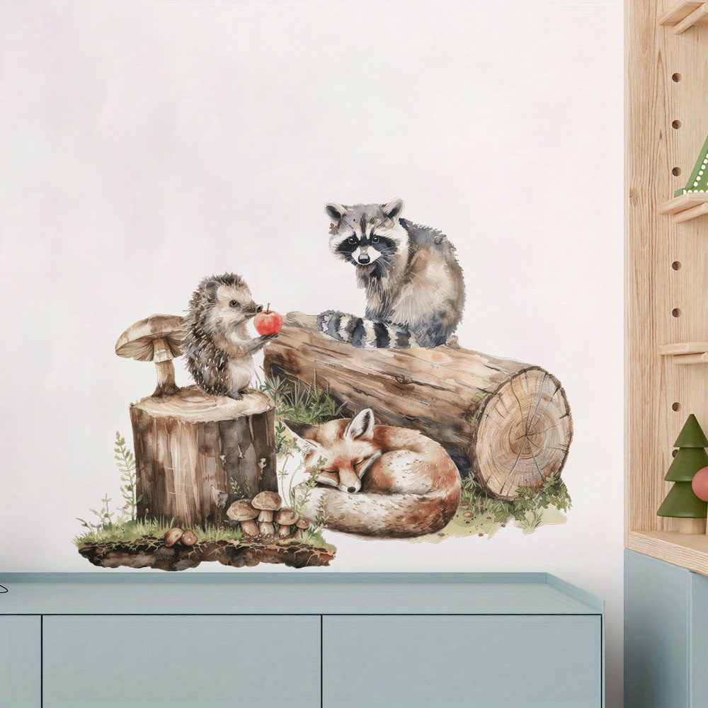 Cartoon Raccoon Hedgehog Fox S - Baby Nursery Set Furniture ulasan dan harga