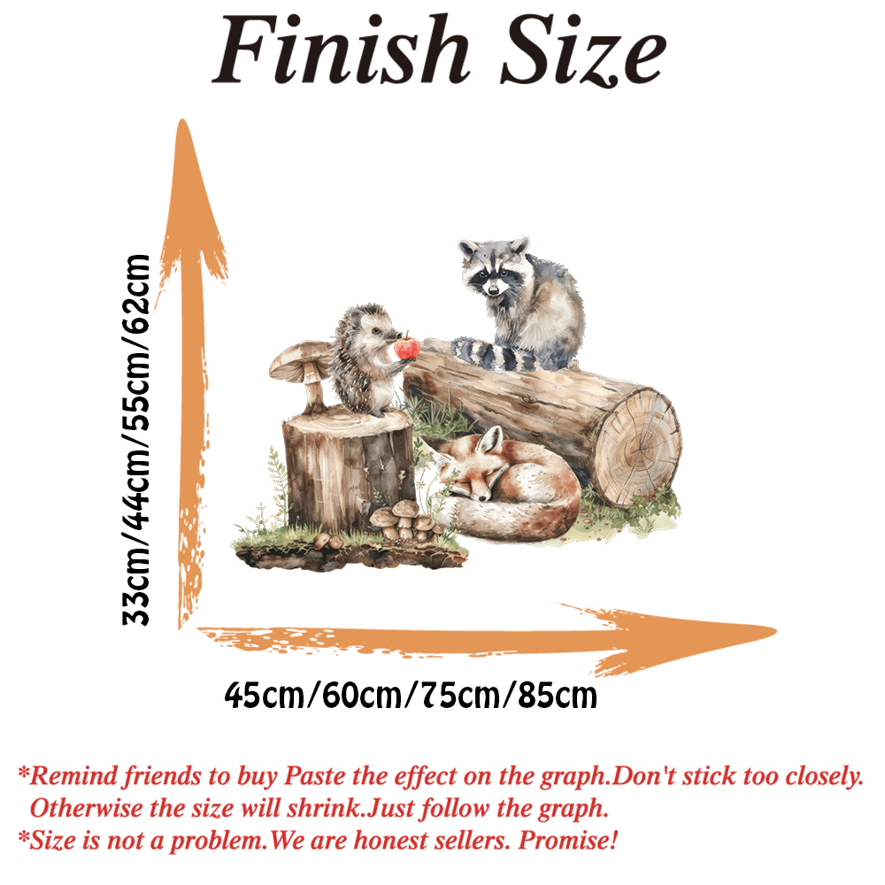 Cartoon Raccoon Hedgehog Fox S - Baby Nursery Set Furniture ulasan dan harga