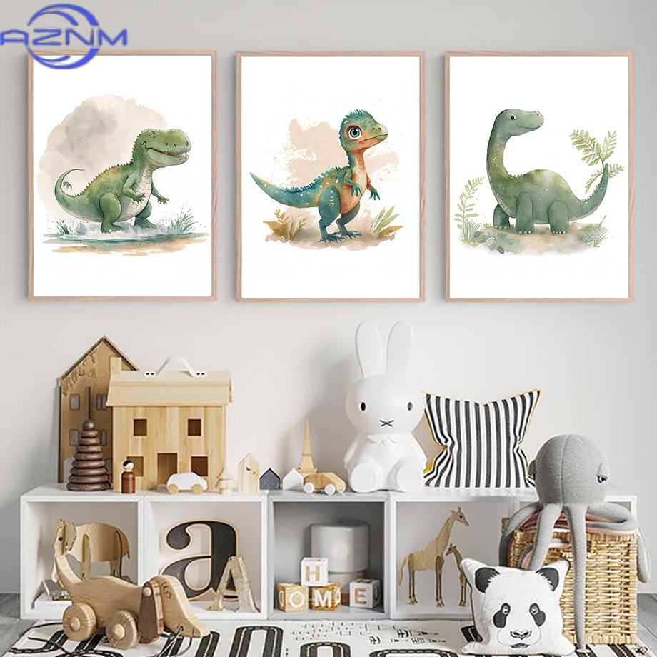 AZNM Cartoon Dinosaur Jungle K - Baby Nursery Jungle ulasan dan harga