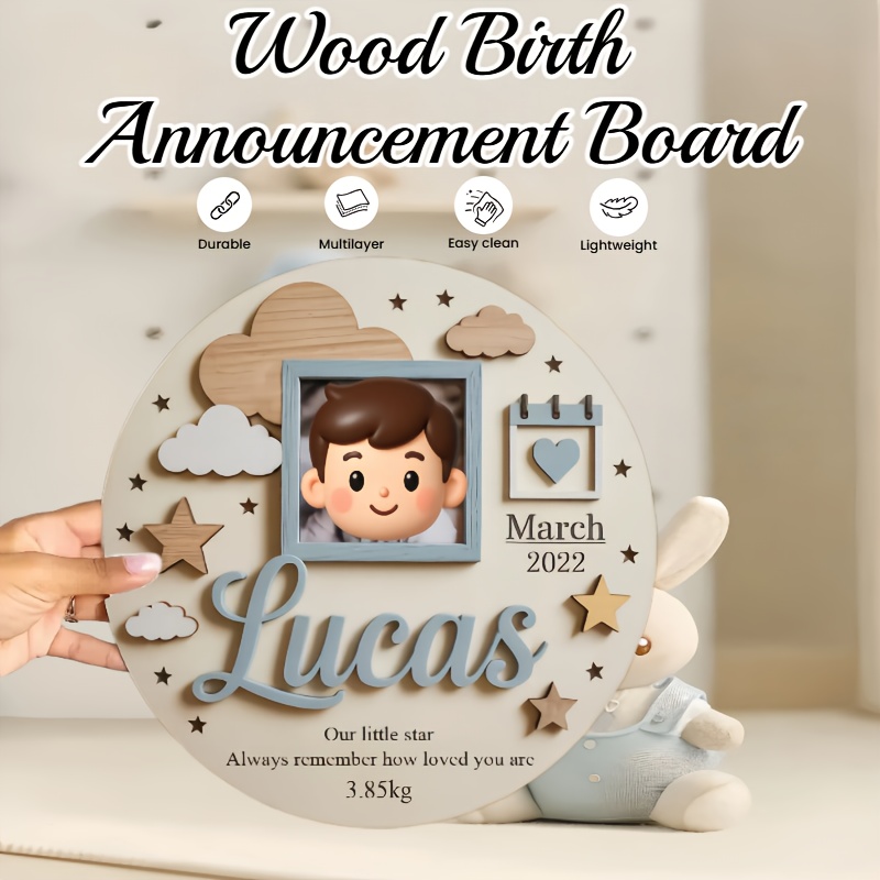 Personalized Baby Photo Frame, - Baby Nursery Decorations ulasan dan harga
