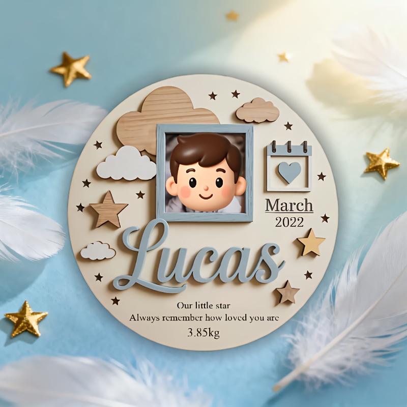 Personalized Baby Photo Frame, - Baby Nursery Decorations ulasan dan harga