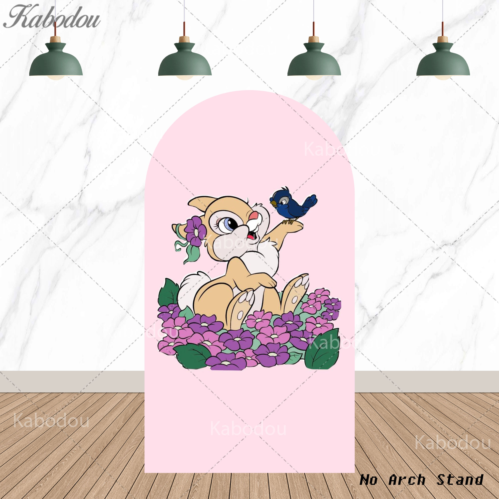 Arch Bambi Deer Background Cov - Baby Nursery Ideas Girl ulasan dan harga