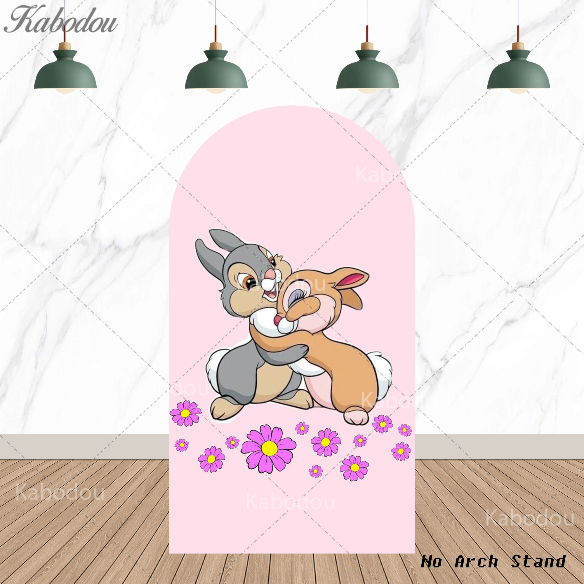 Arch Bambi Deer Background Cov - Baby Nursery Ideas Girl ulasan dan harga