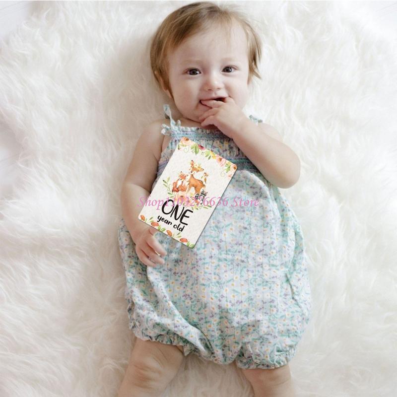 R6FD Baby Cards Milestone Mome - Milestone Card Set ulasan dan harga