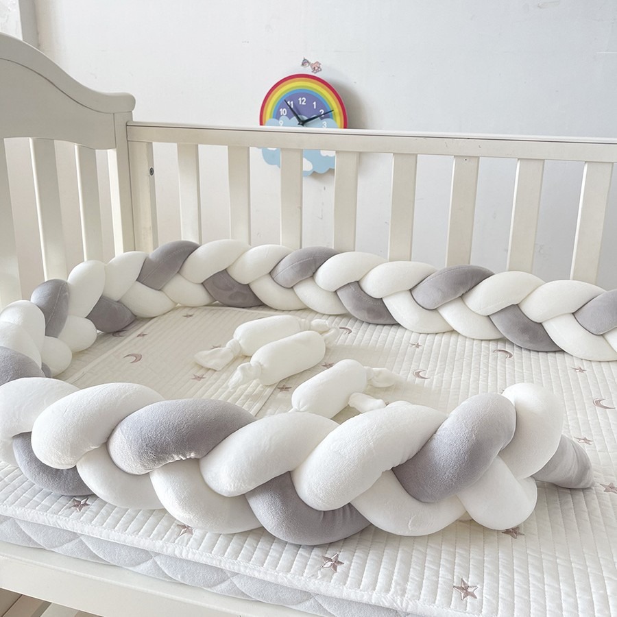 1M/2M/3M/4M Baby Braid Bumper  - Baby Nursery Sale ulasan dan harga