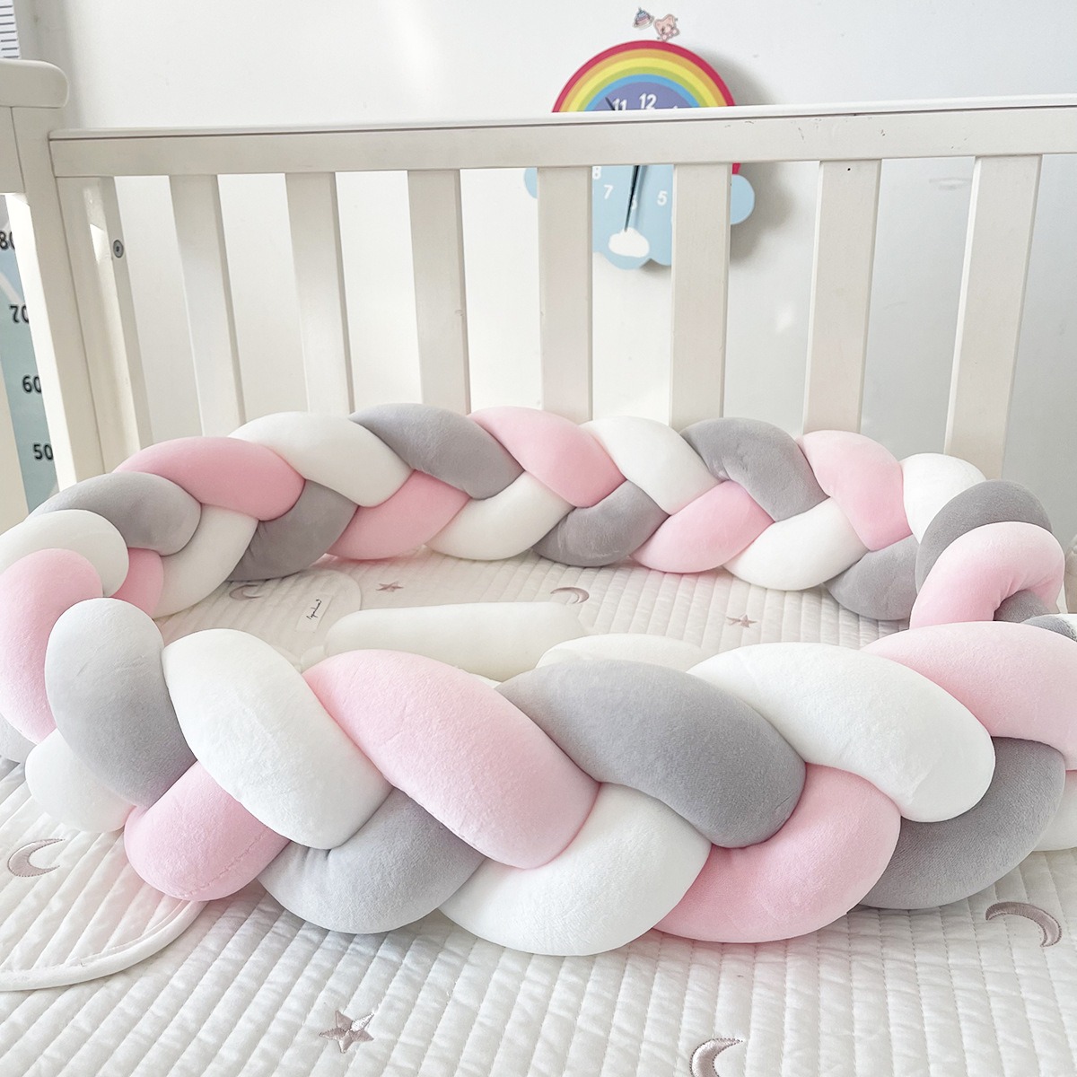 1M/2M/3M/4M Baby Braid Bumper  - Baby Nursery Sale ulasan dan harga
