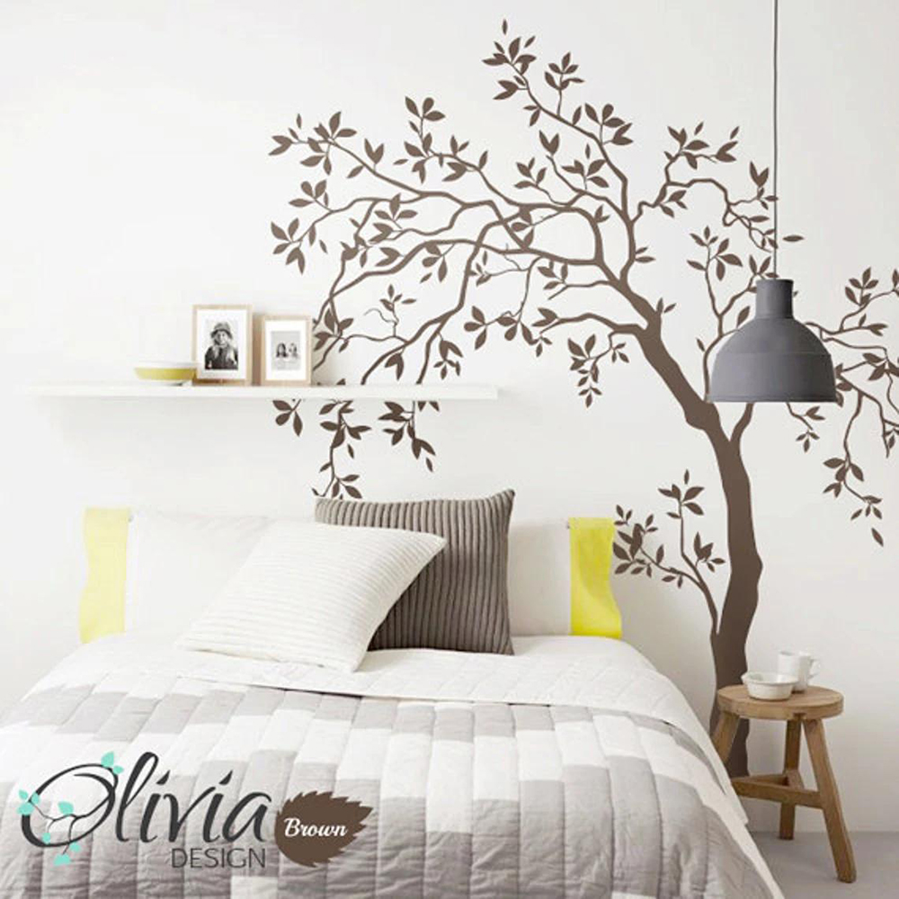 Large Tree Wall Sticker Baby N - Baby Nursery Tree ulasan dan harga