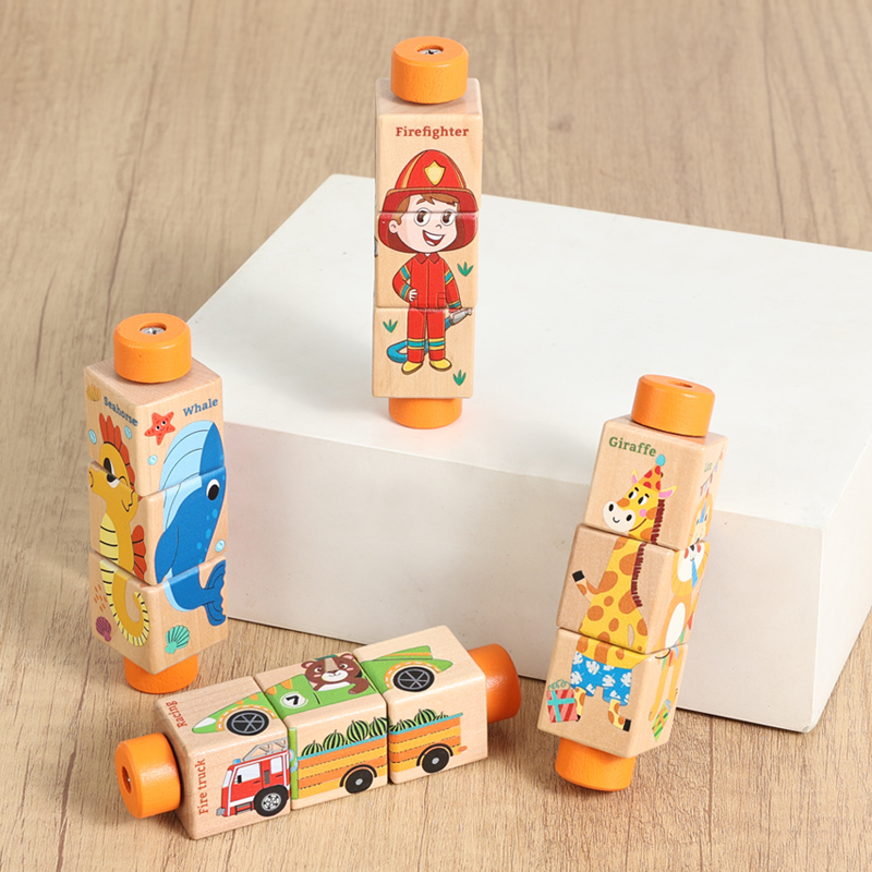 Baby Wooden Rotating Jigsaw Pu - Baby Nursery Mobile ulasan dan harga
