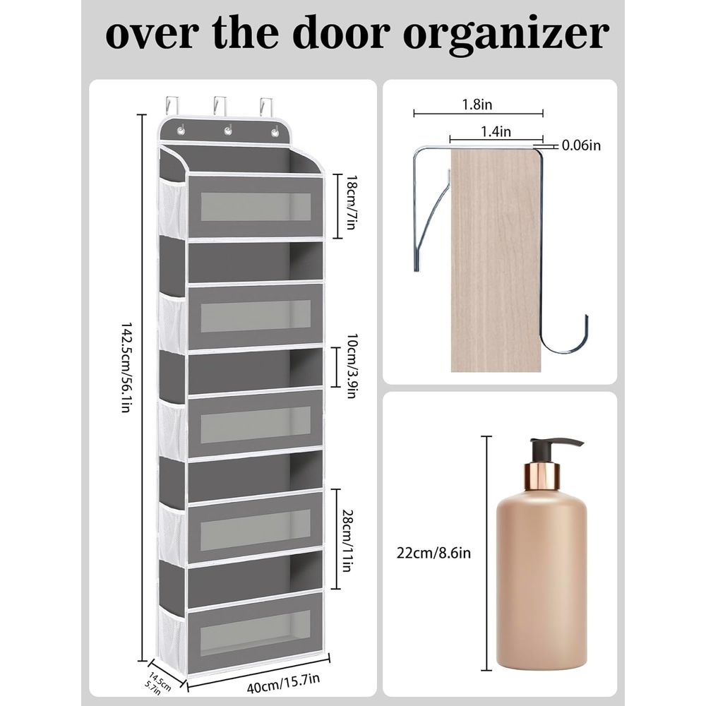 5 Shelves Closet Door Hanging  - Baby Nursery Shelves ulasan dan harga