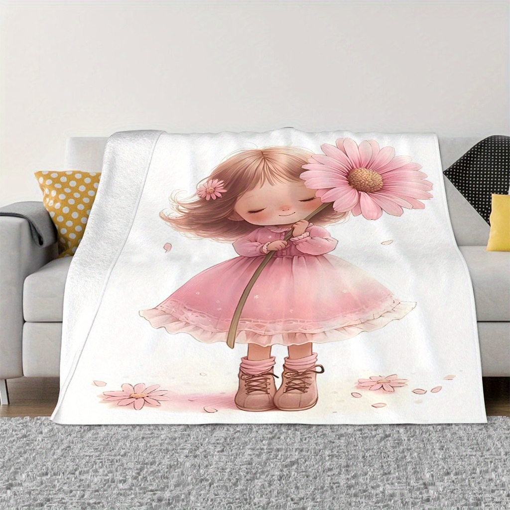 Sweet Floral Cartoon Girl Blan - Baby Nursery Ideas Girl ulasan dan harga