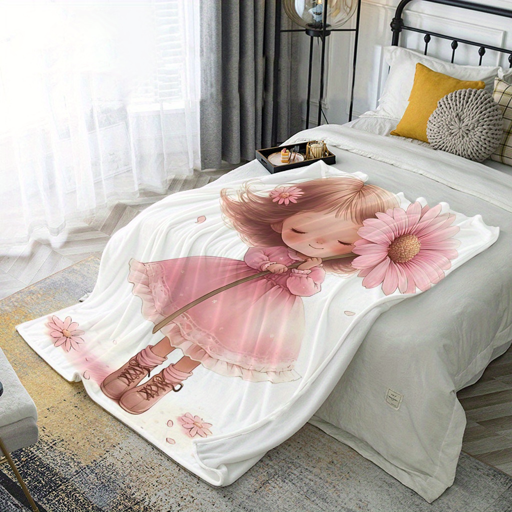 Sweet Floral Cartoon Girl Blan - Baby Nursery Ideas Girl ulasan dan harga