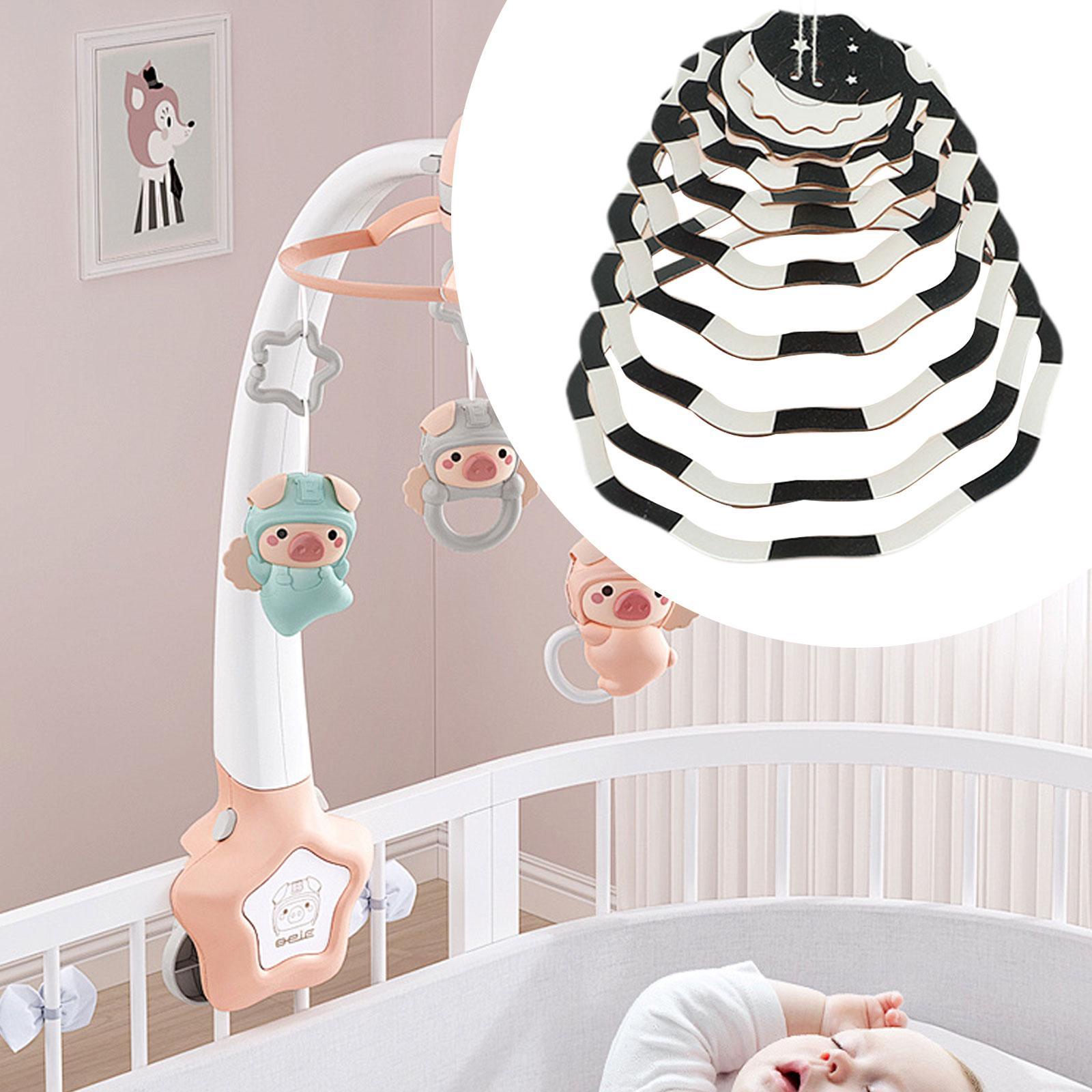 Crib Mobile Sensory Toy ,Black - Baby Nursery Mobile ulasan dan harga